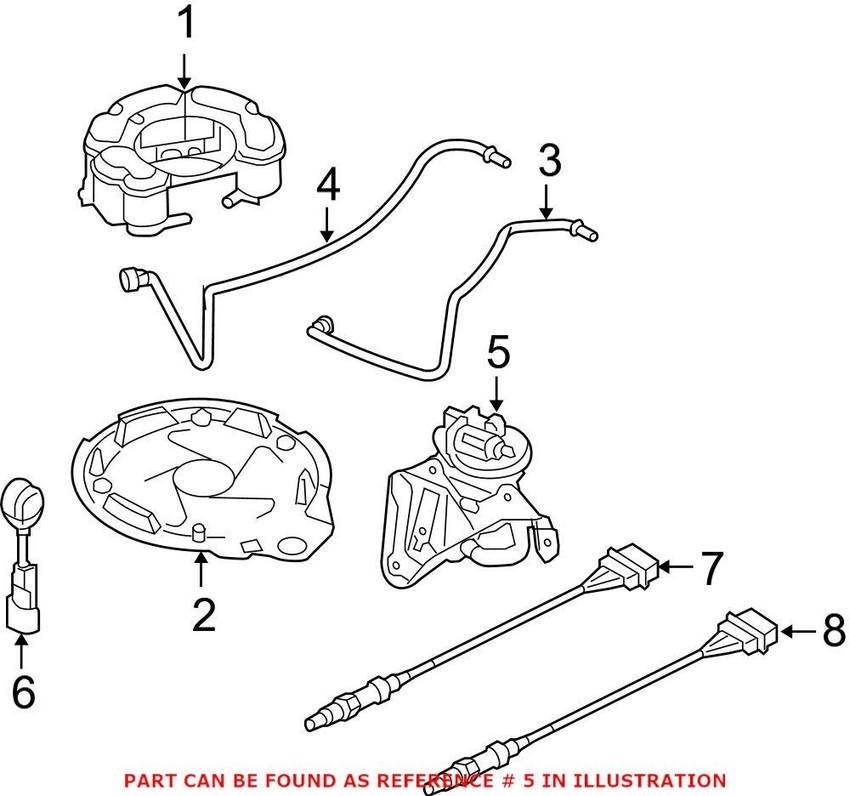 VW Leak Detection Pump 1K0906201D